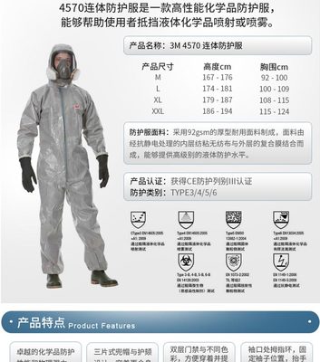 3M 防護(hù)服 專(zhuān)業(yè)防護(hù)的可靠選擇